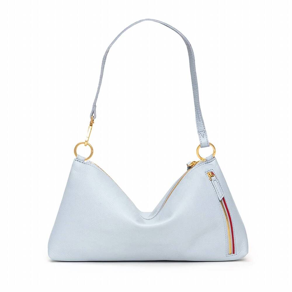 NEW HAMMITT women's kyle medium handbag in hazy blue/g - Picture 2 of 2